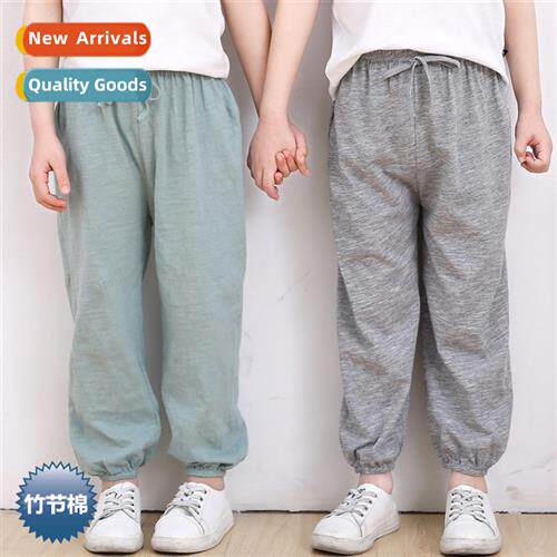 23 childrens lantern pants loose bamboo cott summer children