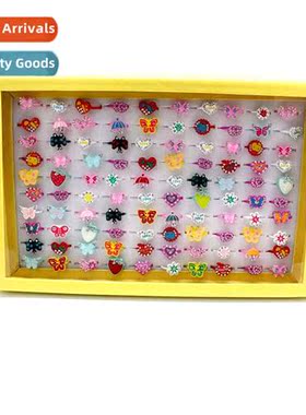 Fashiable Cute Alloy Gold-Plated wh Colorful Rhinestes Ring