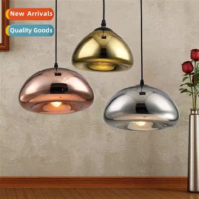 Vintage American persaly creative  glass chelier bedroom bed