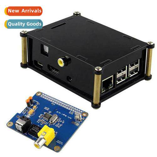 PI 2/3 HIFI DiGI Digal Sound Card Digal Audio Board + Black