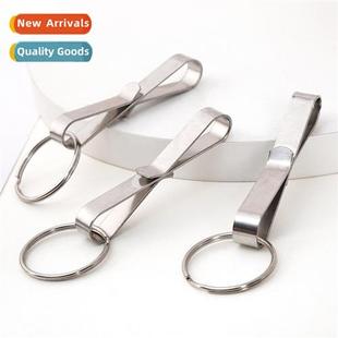 wear belt old Stainless buckle keychain style hol steel