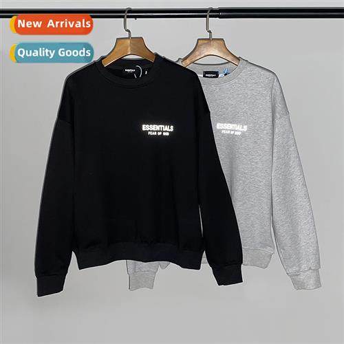 FOG compound line ESSENTIALS reflective round neck sweater m