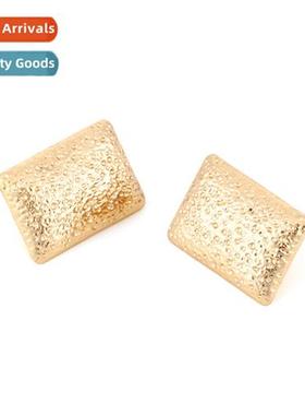 simple design   geometric metal earrings retro creative seni