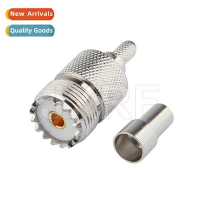 RF cnector UHF-K-3 SO239 UHF female crimp for RG58 RG142 LMR