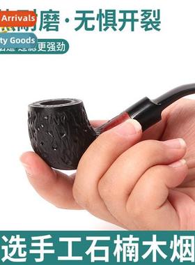 Mini Palm Pipe Imported Hear Root Silk Pipe Heat-resistant M