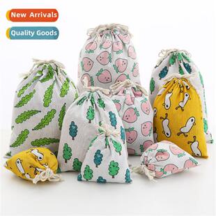 Fabric Drawstring Bag Small Fresh Drawstring Bag Sundry Cosm