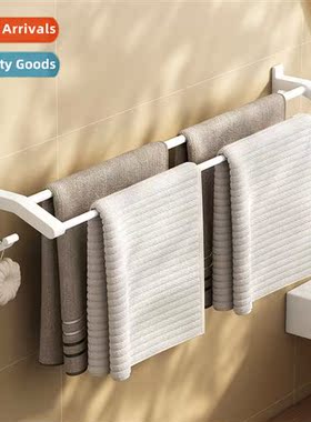 Towel rack free space aluminum bathroom storage shelf bathro