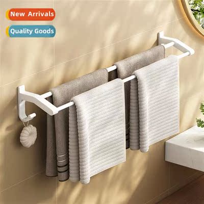 Towel rack free space aluminum bathroom storage shelf bathro