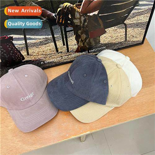 South Korea ins wind simple embroidery letters baseball cap