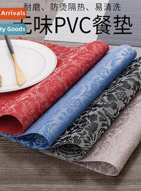 Teslin Woven PVC Placemats Waterpro Placemats Rose Western P