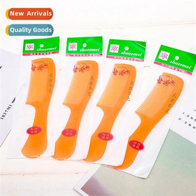 Gift Medium size folding imati horn comb cowhide comb portab