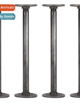 Industrial wind water pipe solid wood bookshelf vintage deco