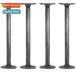 Industrial wind water pipe solid wood bookshelf vintage deco