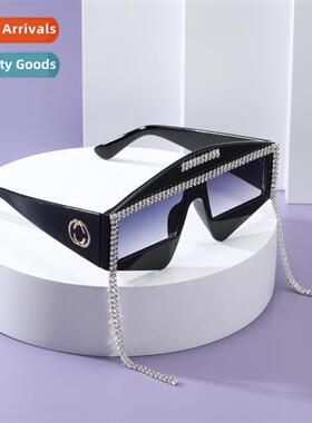 A5726 large frame triangle wh diamds fashi sunglasses persal