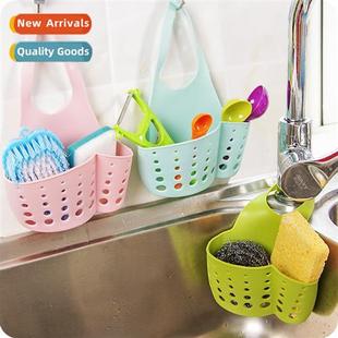 Sink Storage Creative Large Snap Basket Kchen Adjustable