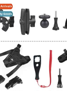 gopro hero11 motorcycle riding k hlebar clip helmet chinrest