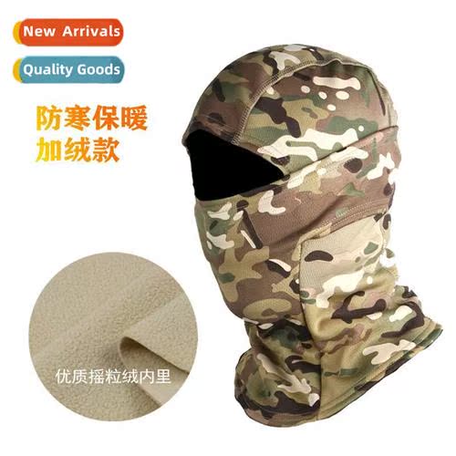Outdoor mountaineering hiking winter thick fleece mask chief