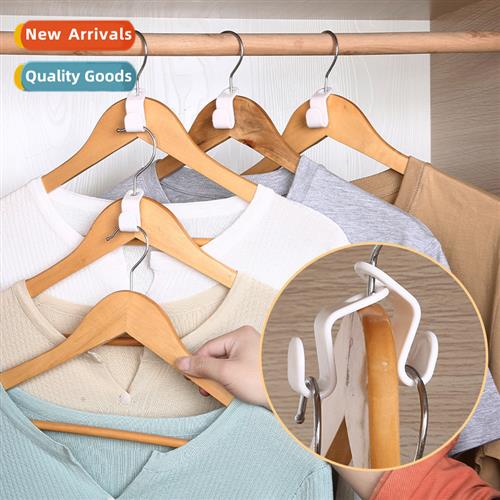 Stackable hangers cnecting hooks multifunctial stackable clo