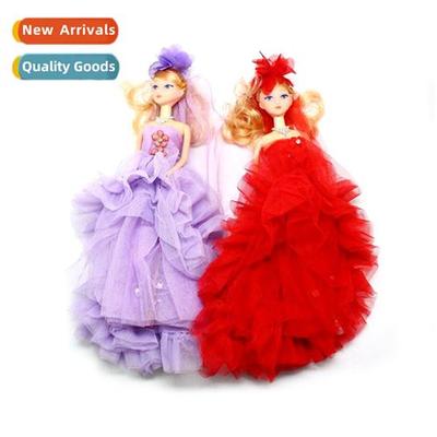 30CM Fashi Wedding Doll Princess Keychain Pendant Doll Activ