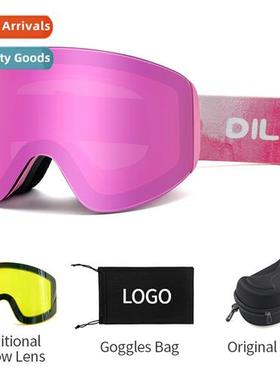 New ski goggles anti-fog double-layer ski glasses winter gog