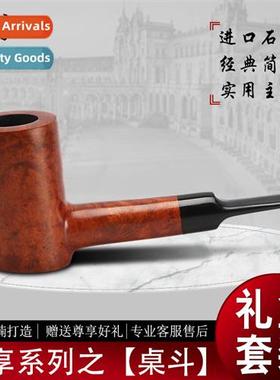 Hmade briar pipe Removable 9mm flue briar root hammer pipe s