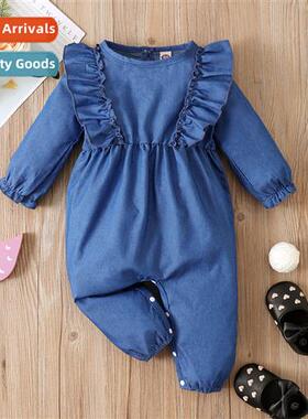 ins baby childrens clothing spring  autumn  2022 new n solid