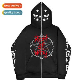 dark Y2K sweatshirt men  women hoodie gothic couple Harajuku