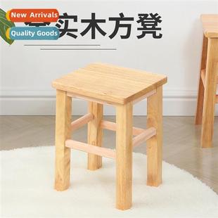 solid stool wood square painting Art desk wring