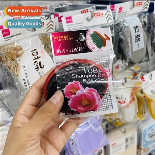 Made in Japan silice shampoo brush scalp care massage comb c