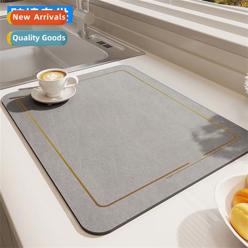 Kchen Countertop Absorbent Mats Household Tableware Kchenwar