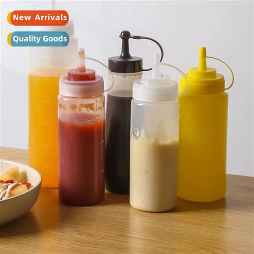 Plastic sauces csume oil squeeze seasing bottles squeeze sau