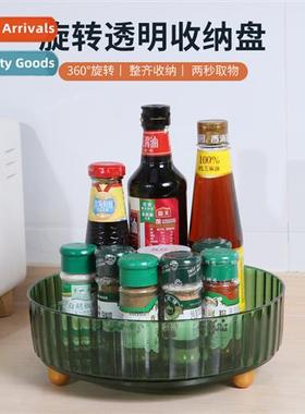 Kchen storage multifunctial rotating shelves seasing spice r