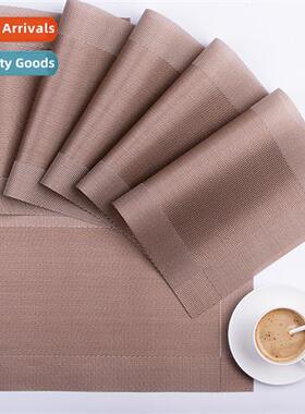 pvc placemat single frame teslin wear-resistant leakage hote