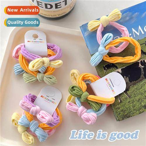 3 pcs cream color bow towel ring  rope girl heart versatile