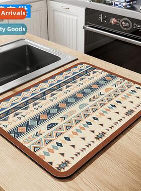 Kchen countertop draining mat coasters dish mat diatome abso