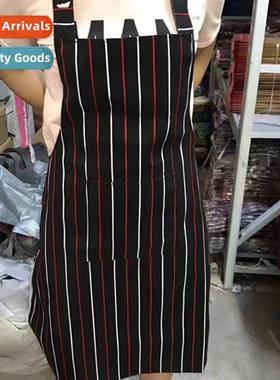 Simple Fashi Coverall Apr Ladies Kchen Vertical Striped Apr