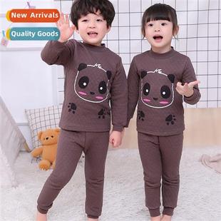 set thickened winter Childrens high underwear mid neck rmal