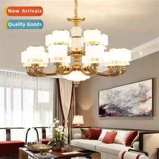 chelier modern simple 2021 villa Chinese atmosphere hall New