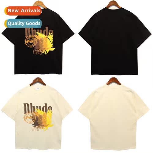 Spring  summer new high versi rhu flying eagle letters print