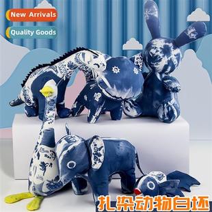 doll blue child dye parent cloth kindergarten Tie set