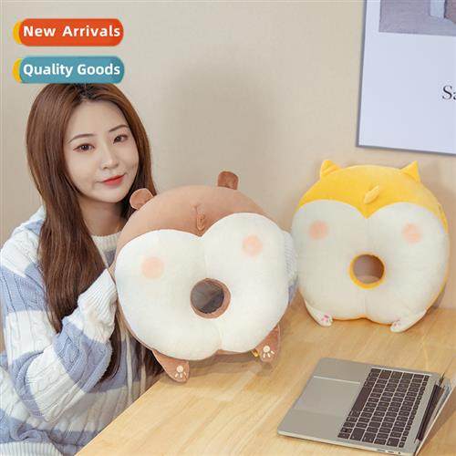 Carto corgi butt pillow h warmer plush pink pig cat insert n