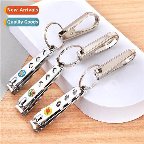 Two Dollar Store Creative Durable Metal Nail Clipper Keychai