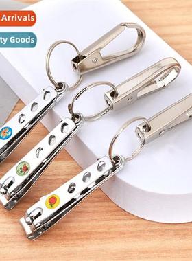 Two Dollar Store Creative Durable Metal Nail Clipper Keychai