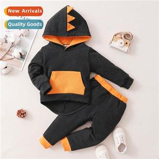 solid sol autumn top hooded color new 2022 spring Boys