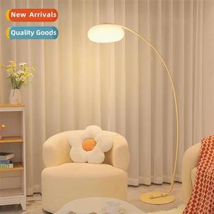 Fishing lamp floor lamp living room bedroom sa French cream