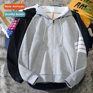 cardigan jacket 2023 bar fall casual hooded women Four men