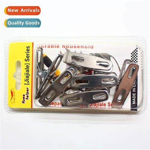 Daily necessies One word small steel clip 6pcs clos  socks c