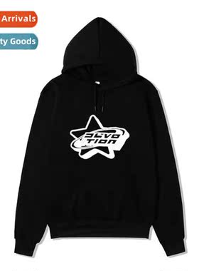 dark department printing hooded sweater men  women tops