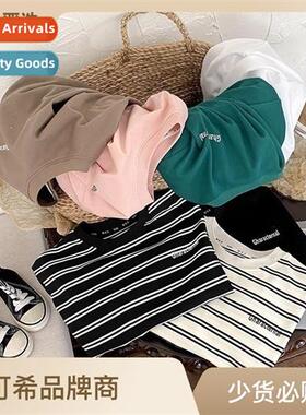 Boys t-shirt autumn 2023 new childrens clothing autumn lg-sl