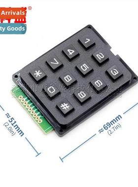 Microctroller Keypad Pushbutt Matrix Keypad 3*4/3X4 Keypad 1